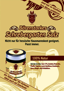 Gasthaus Zum Bären Frankfurt-Höchst: Bärenstarkes Schrebergarten Salz